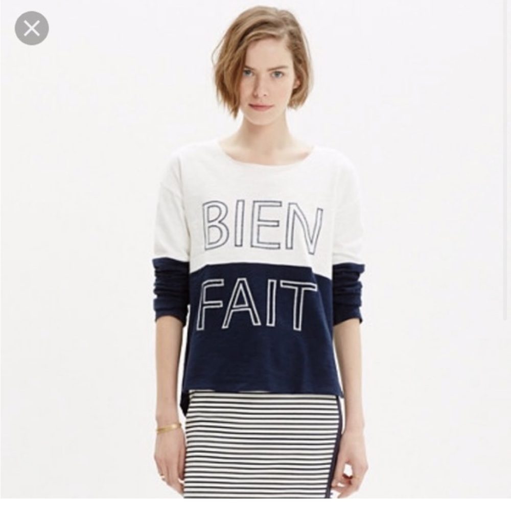 Madewell bien fait long sleeve pullover